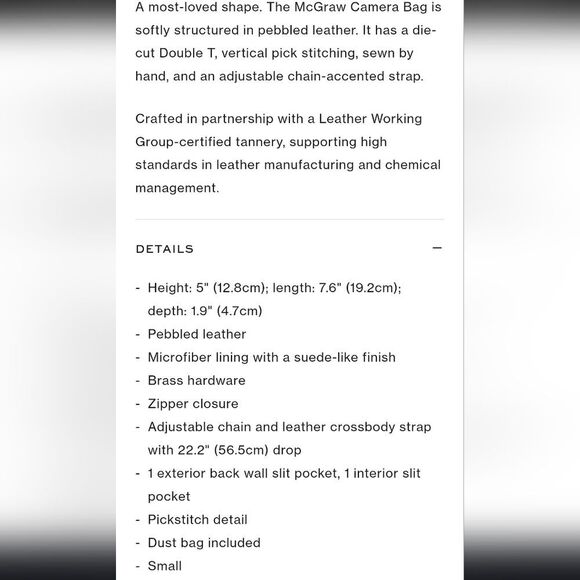 Tory Burch McGraw Camera Bag- Brie - Picture 6 of 11